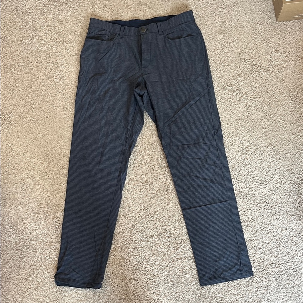 Hickey Freeman Men's Performance Dress Pants - Dark Blue